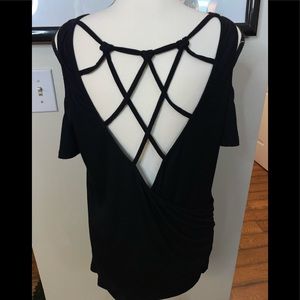 Open back ladies top